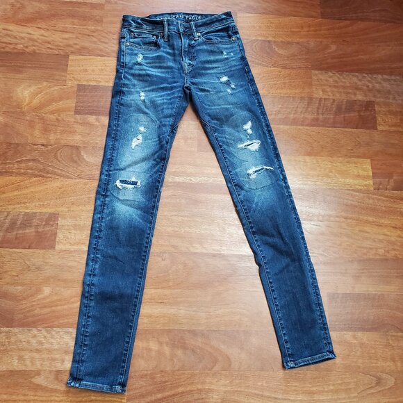 American Eagle Airflex 360 Jeans 29/30 waist 35 leg - Picture 1 of 14